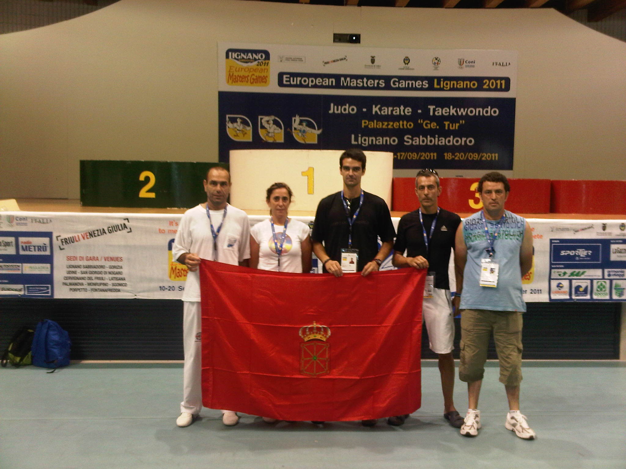 Cinco Medallas en los European Master Games